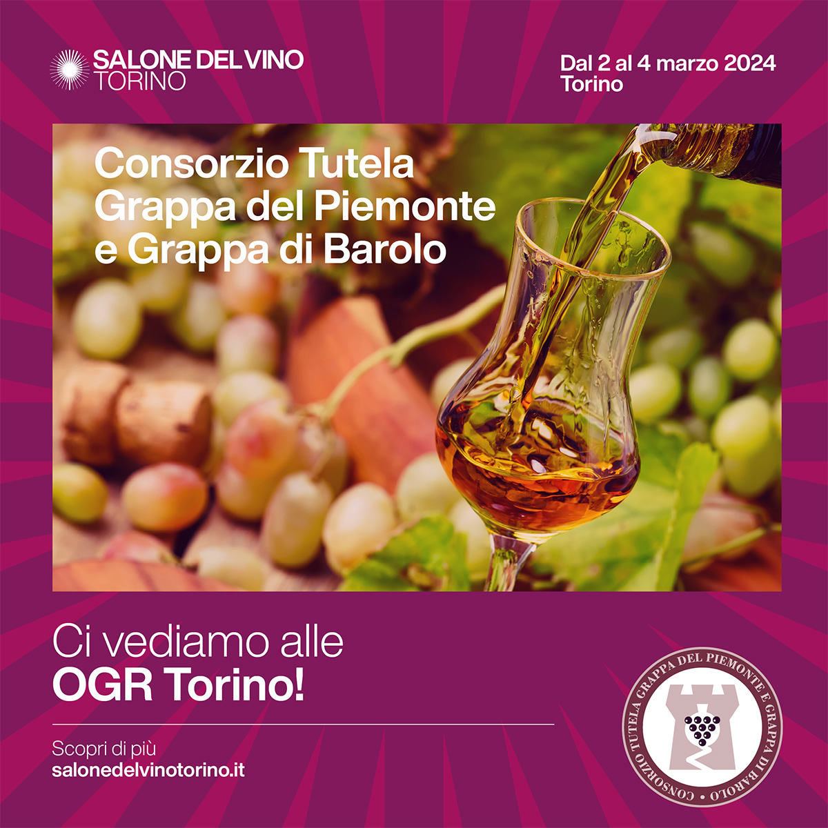 Al Salone del Vino anche le grappe piemontesi