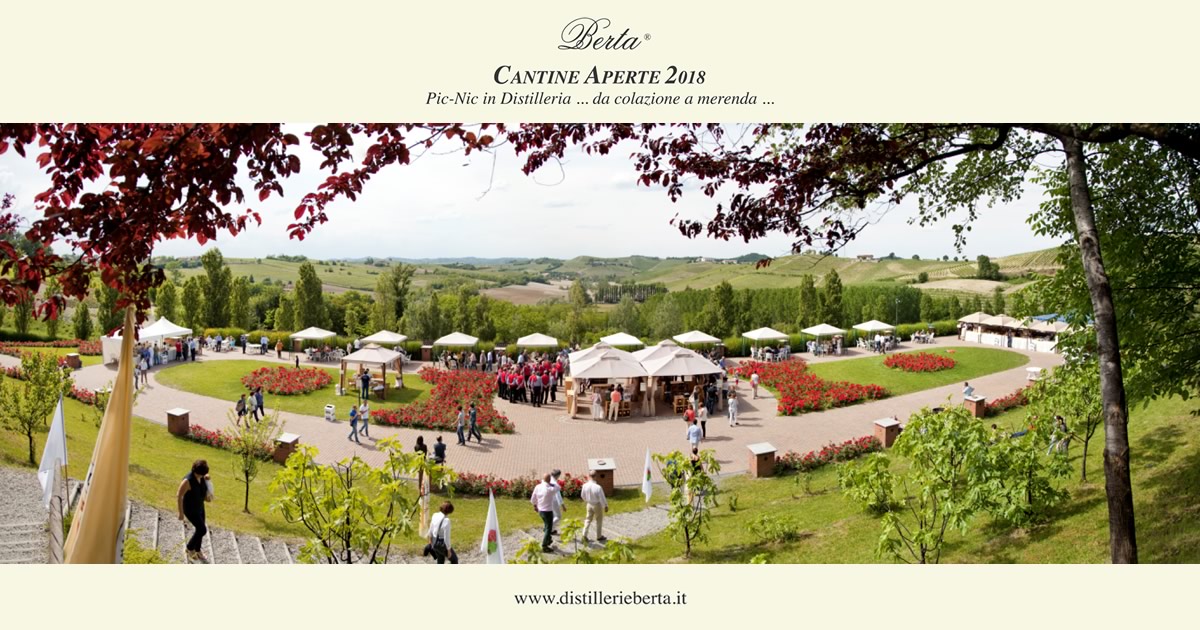 Cantine Aperte alle Distillerie Berta.