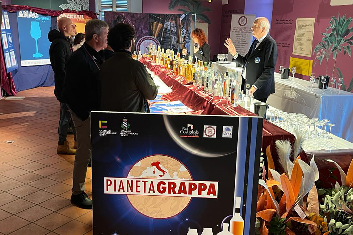 La grappa piemontese al castello di Costigliole d’Asti