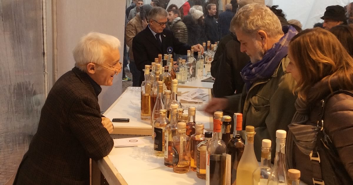 L’immancabile successo della Grappa del Piemonte alla Fiera di Alba.