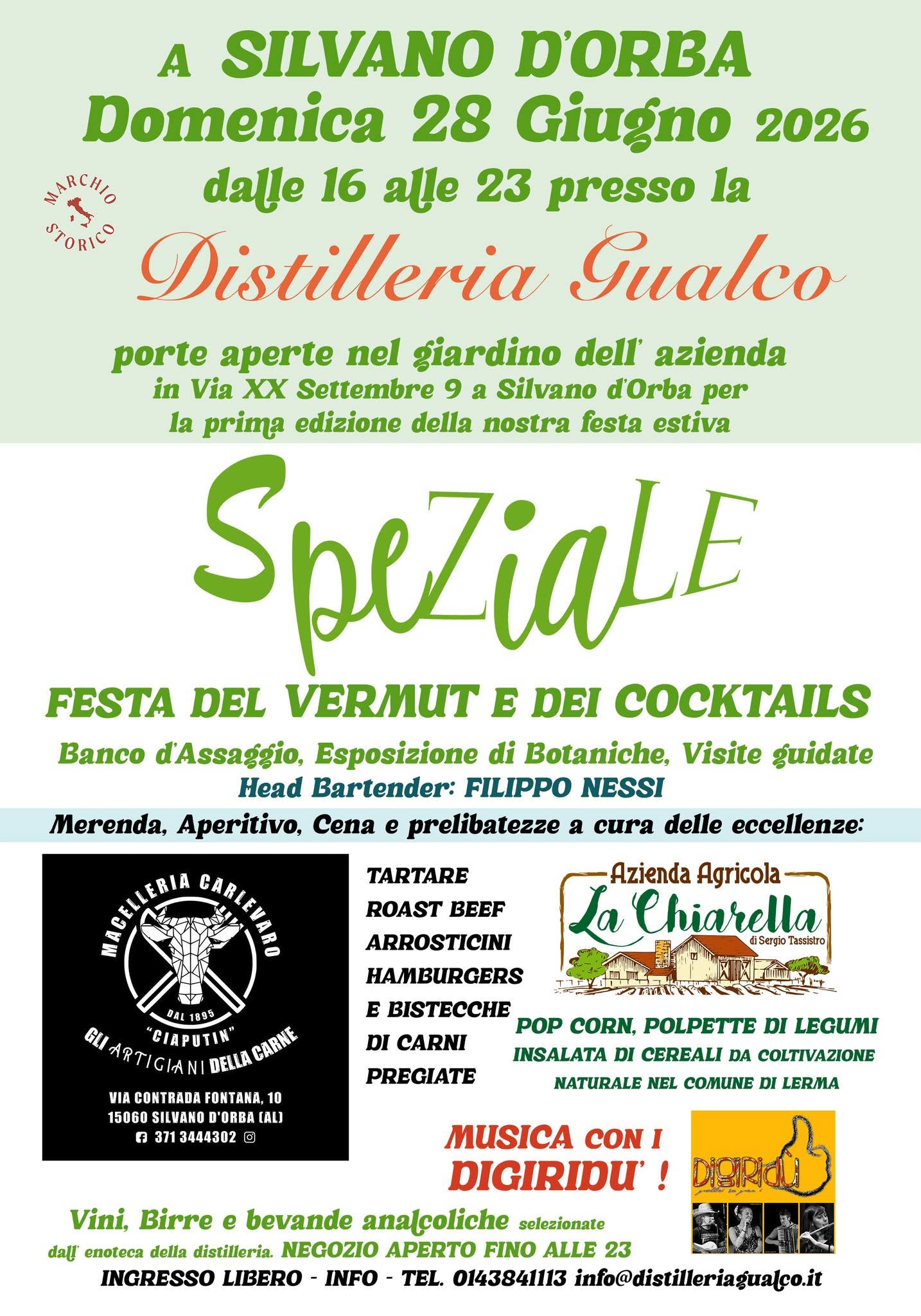 Alla distilleria Gualco arriva il nuovo evento "Speziale"