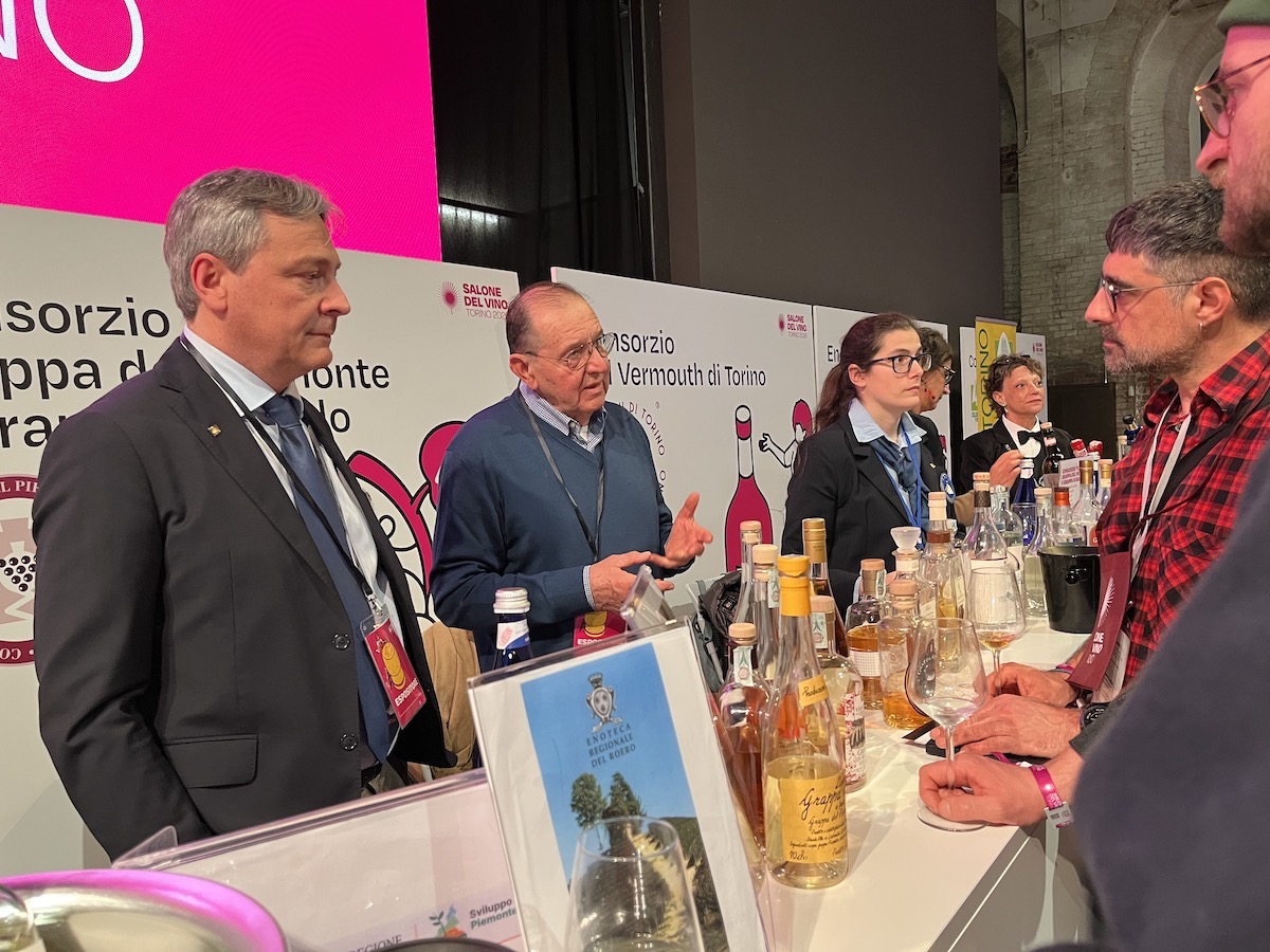 L’interesse per le grappe piemontesi al Salone del Vino