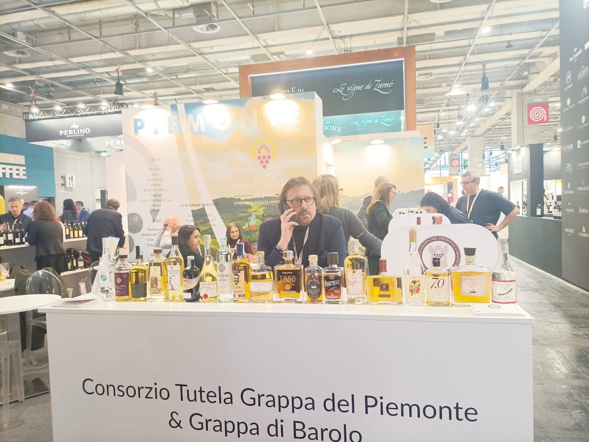 Il Consorzio piemontese della grappa è di casa al Wine Paris
