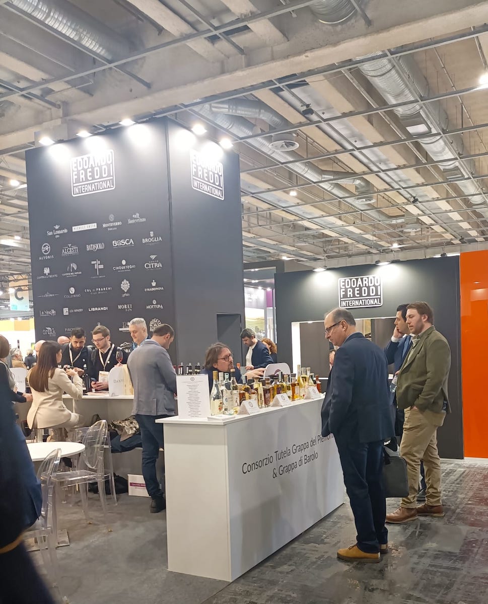 Il Consorzio piemontese della grappa è di casa al Wine Paris